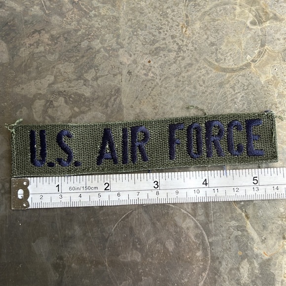 U.S. AIR FORCE embroidered tape patch - vintage - Picture 8 of 10